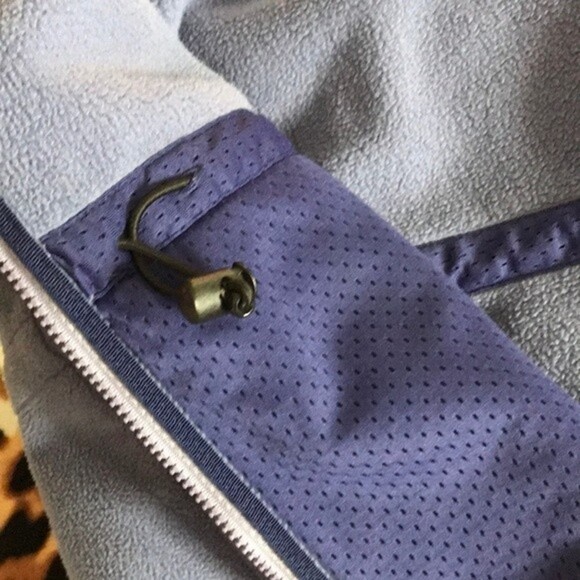 L.L. bean fleece zip up fall winter jacket with synch waist size medium - Picture 11 of 12